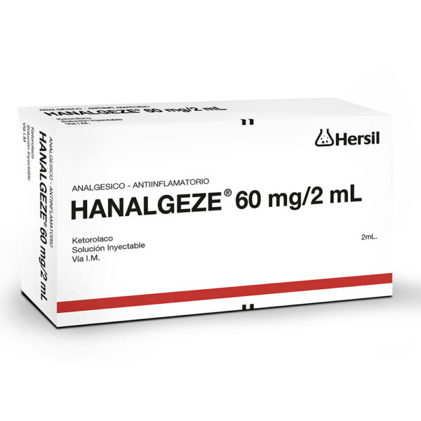 HANALGEZE 60MG/2ML AMPOLLA