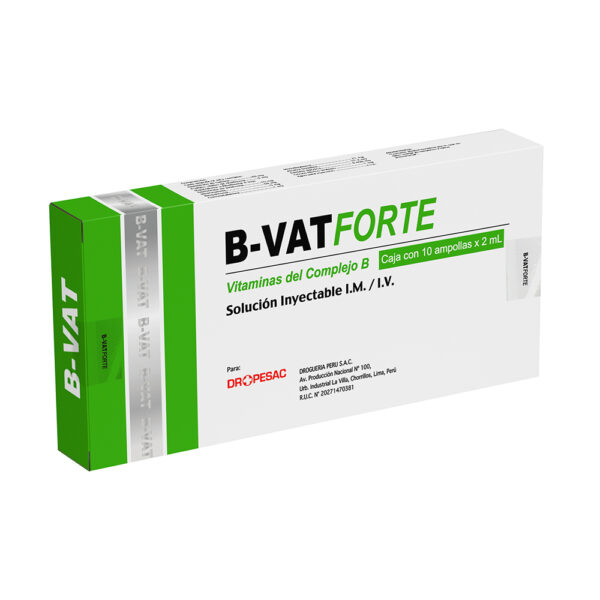 B-VAT FORTE SOLUCIÓN INYECTABLE CAJA X 10 AMPOLLAS