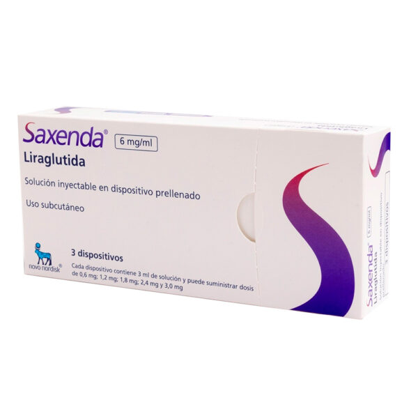 SAXENDA 6MG/ML SOLUCION INYECTABLE X 1 PLUMA