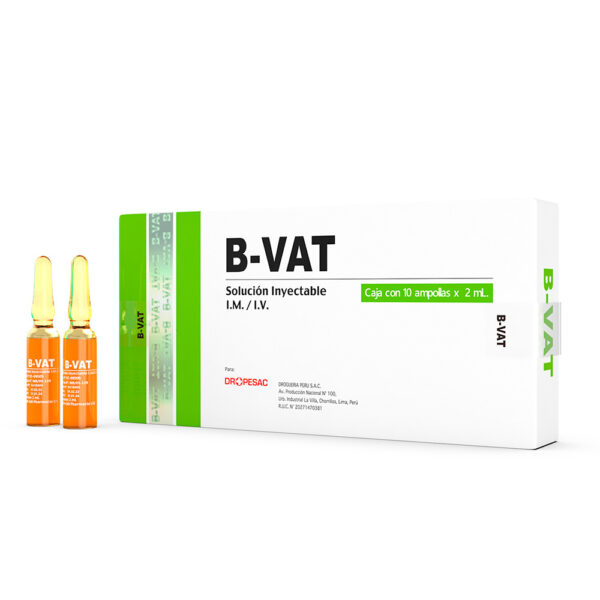 B-VAT SOLUCIÓN INYECTABLE CAJA X 10 AMPOLLAS