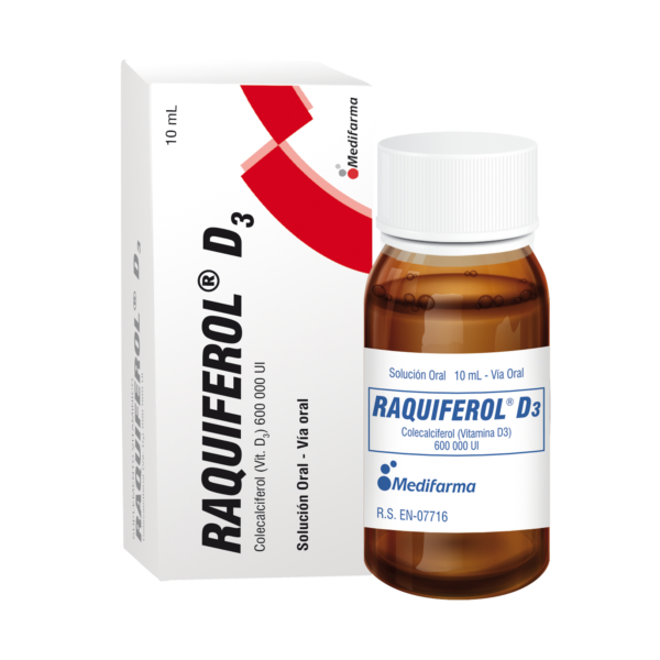 RAQUIFEROL D3 600 000UI FRASCO X 10ML AMPOLLA BEBIBLE