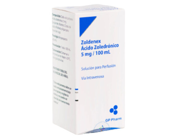 ZOLDENEX 5MG/100ML (ÁCIDO ZOLEDRÓNICO) I.V