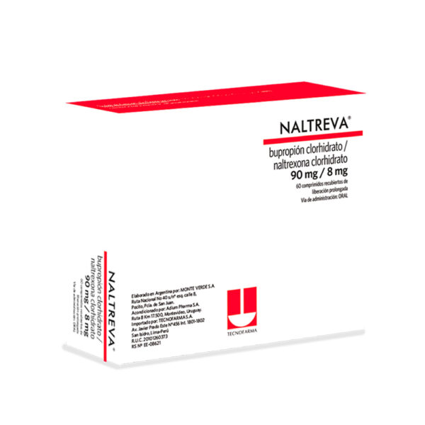 Naltreva 8MG + 90MG Comprimido Recubierto De Liberación Prolongada