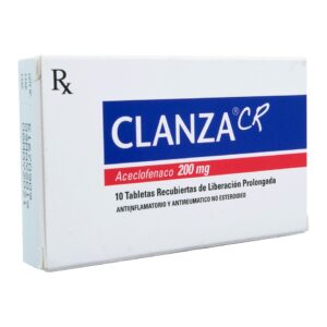 Clanza Cr 200mg Tableta Recubierta de Liberación Prolongada x 10 tab