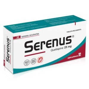 Serenus 25mg x 30 tabletas/Quetiapina