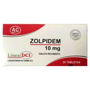 Zolpidem 10 mg Tableta caja x 20