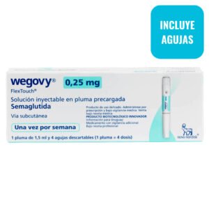 Wegovy 0.25mg Solución Inyectable/Semaglutide