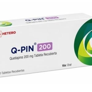 Q-pin 200mg x 30 tabletas/Quetiapina